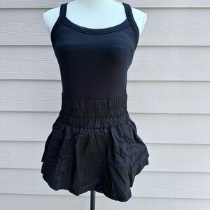 Free People Medium FP Movement Womens The Way Home One Piece Skortsie Romper B8